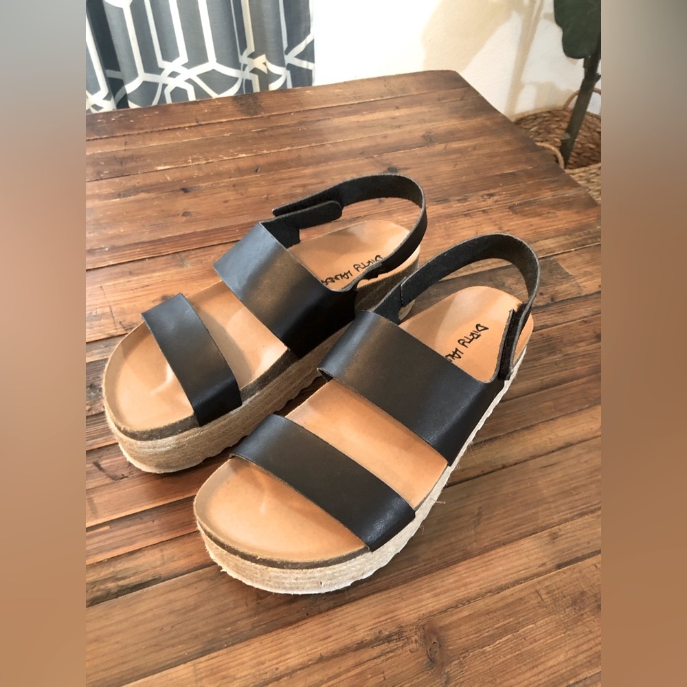 Dirty Laundry Platform Sandals